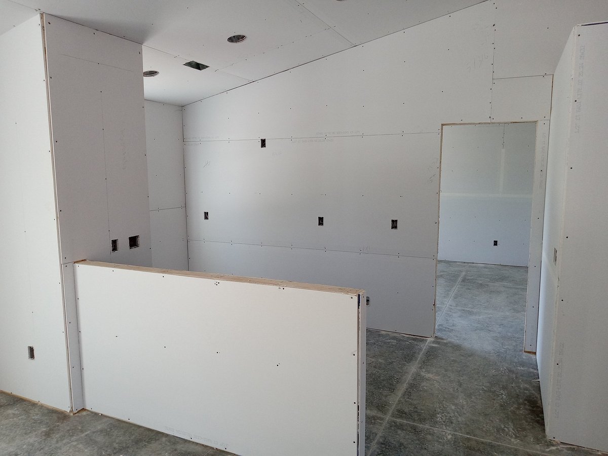 Drywall job