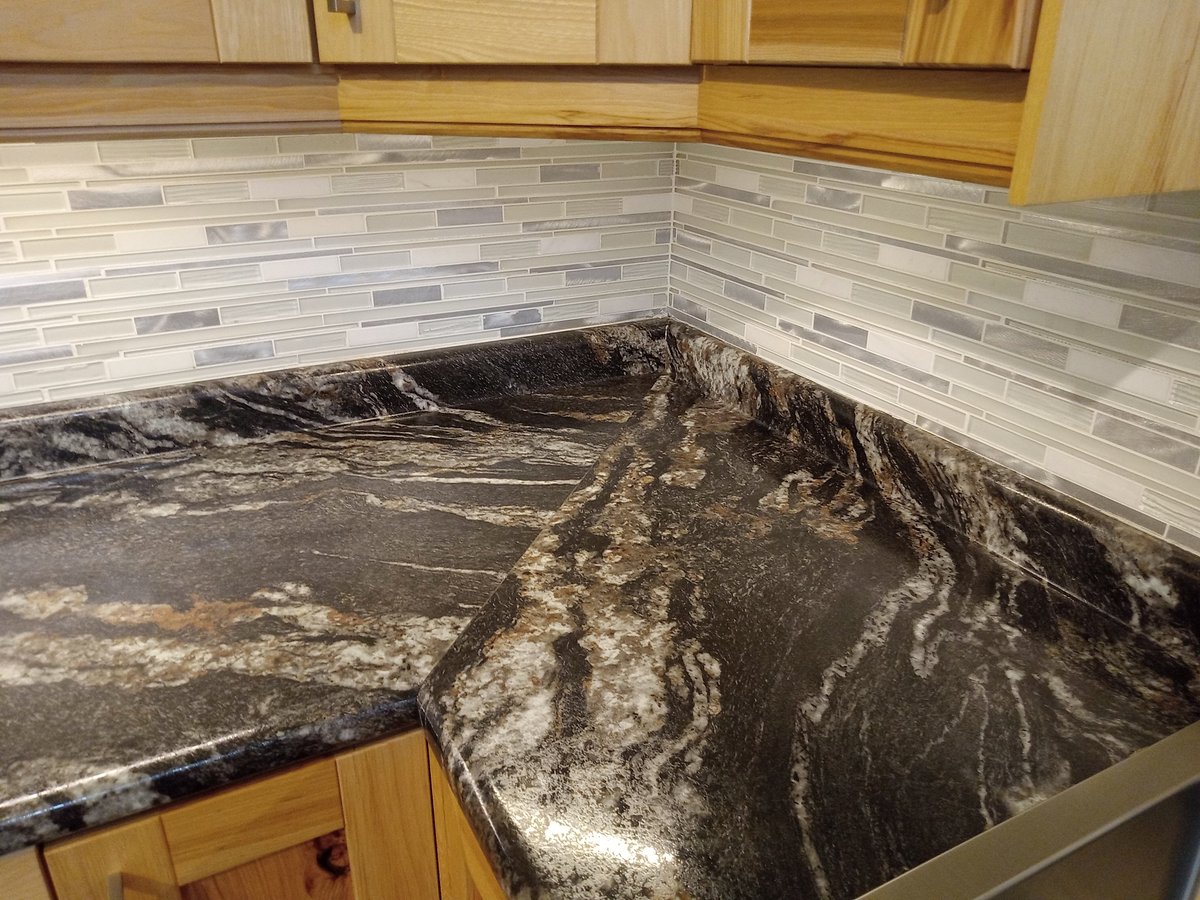 Countertop and backsplash