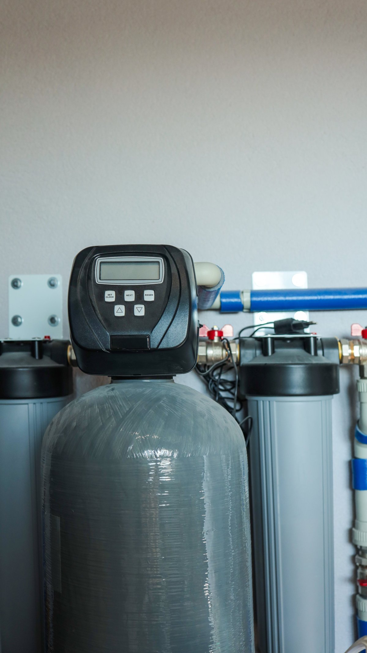 This water filtration system provides clean and purified water for household use, ensuring health and safety